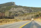 Alaska Higway and Steamboat Mountain