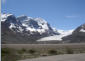 Columbia Icefield between Banff and Jasper, Alberta, Canada